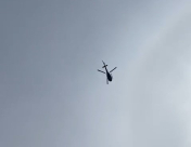  بالفيديو: مروحية للشرطة تُحلّق فوق بيارة دكة بمدينة يافا 